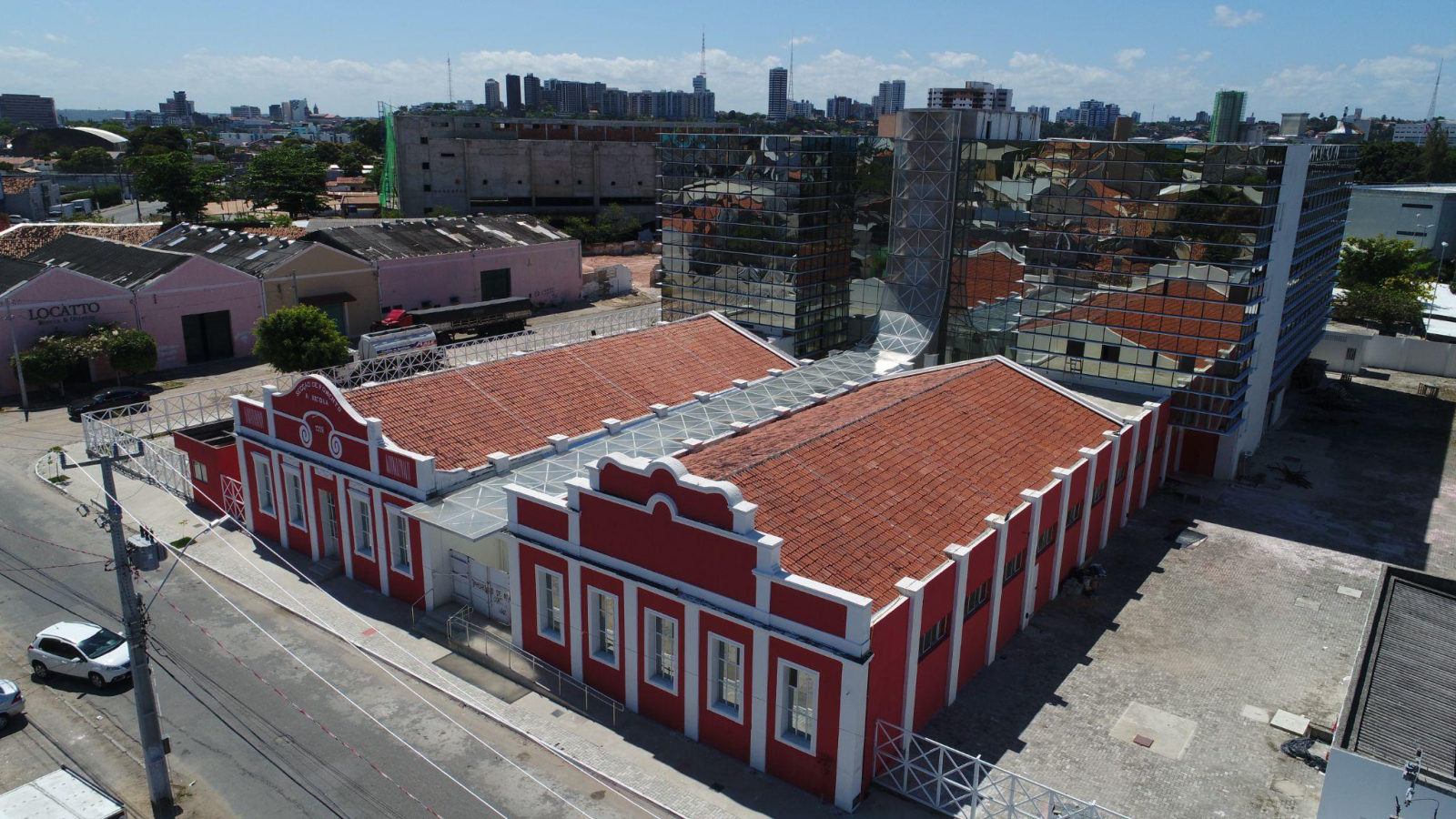 Vista aérea do Centro de Inovação do Jaraguá, em Maceió